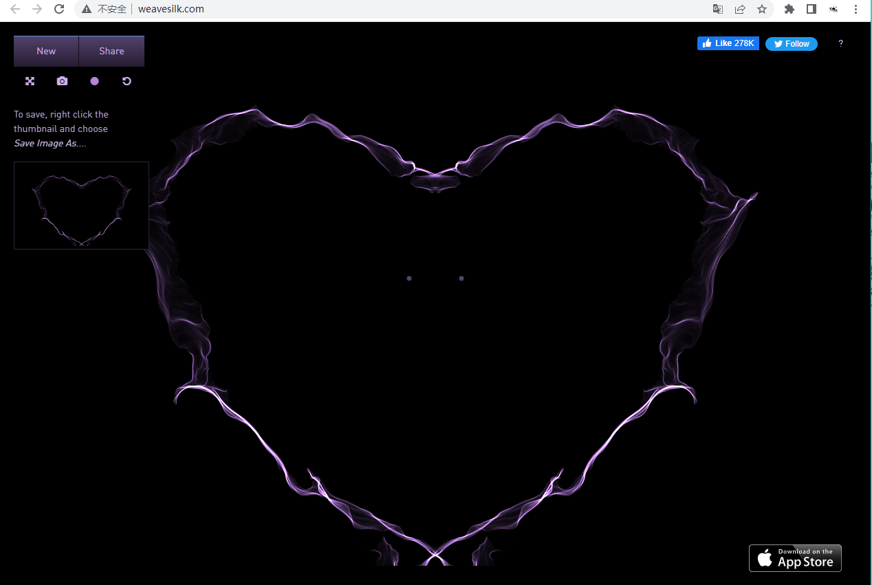 设计神器,流体动画,随机背景,随机生成,设计网站,光线,对称, WebGL, WeaveSilk